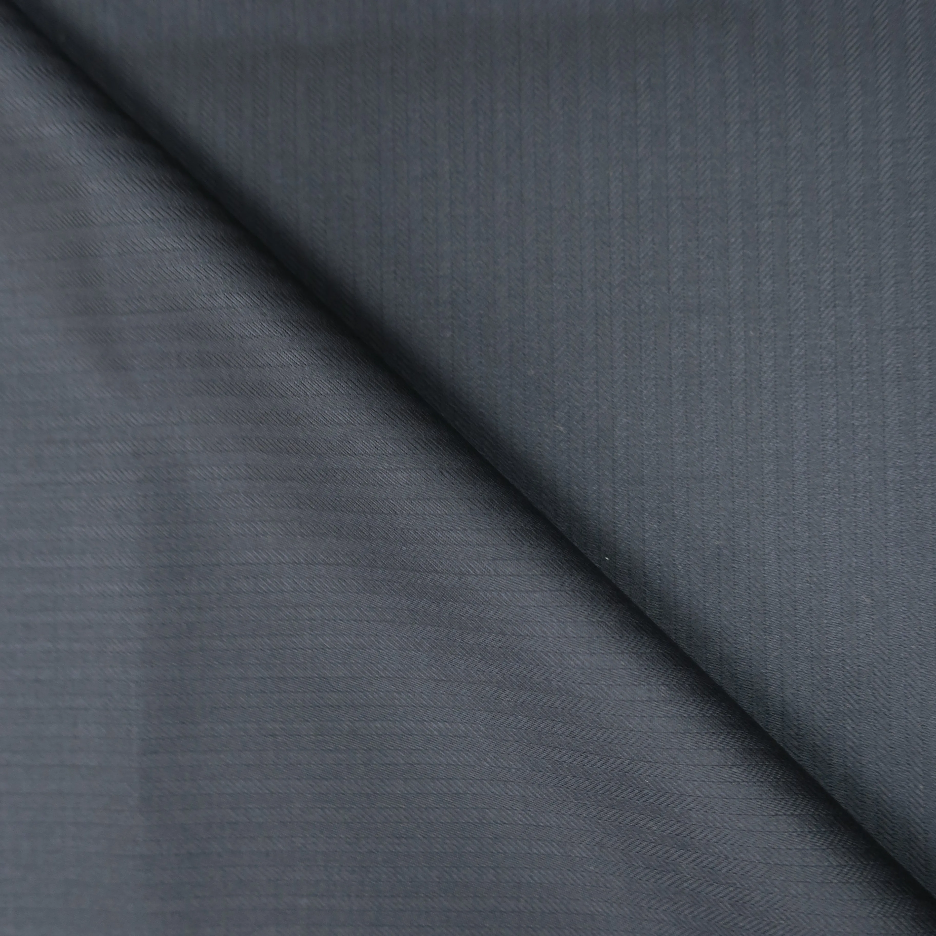 2.50 YDS Mid Gray Pinstripe Tasmanian Super 150s Wool Loro Piana Fabric