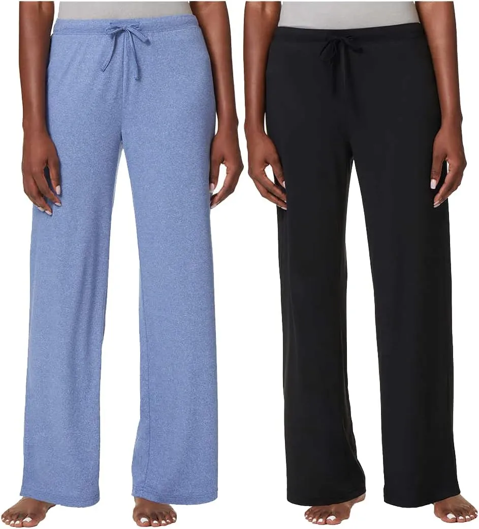32 Degrees Cool Women's 2 Pack Soft Sleep Lounge Pants