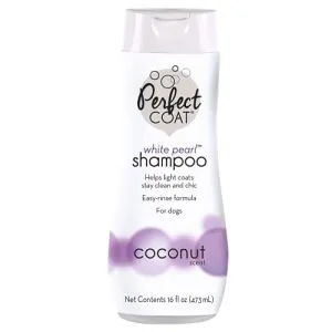 8 In 1 Perfect Coat White Pearl Dog Shampoo - 16 Oz