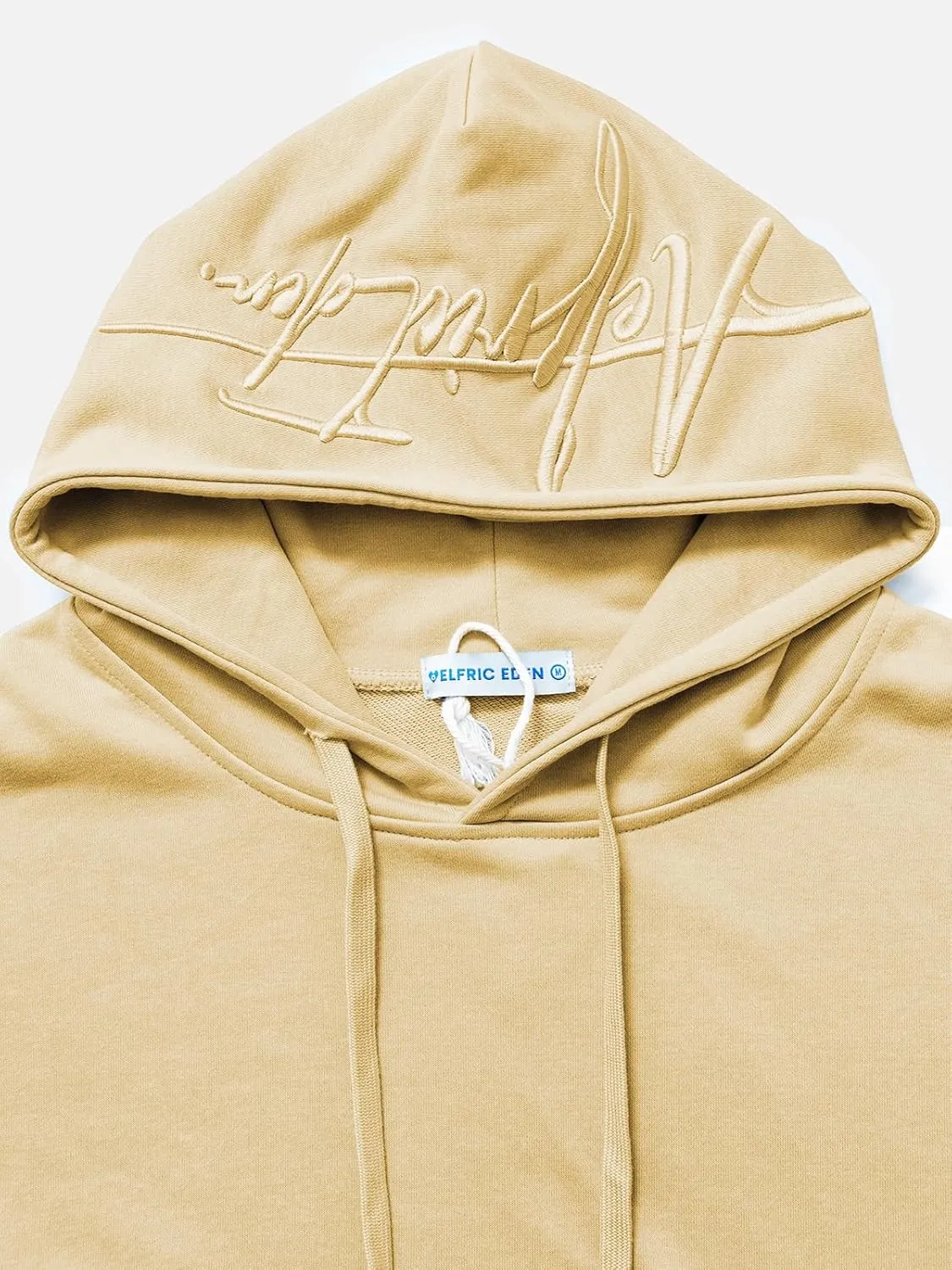 Aelfric Eden Embroidery Hoodies Oversized Y2k Hooded Sweatshirts Unisex Solid Color Hoodie Streetwear Pullover Tops