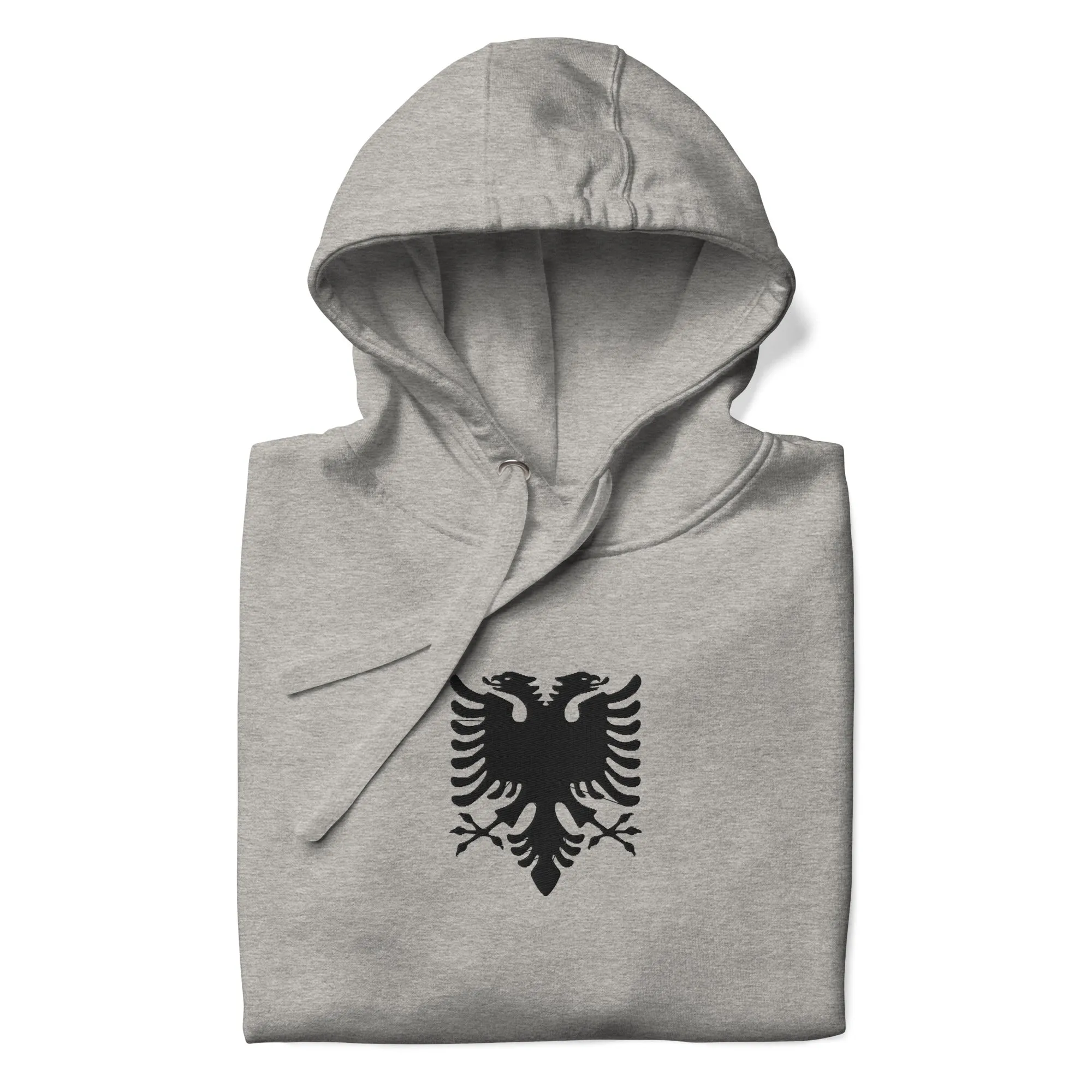 Albanian Eagle Embroidered Hoodie