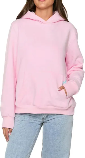 Amiblvowa Preppy Embroidery Graphic Hoodies for Teen Girl Y2K Long Sleeve Oversized Pullover Sweatshirt Top Women Cute Hooded