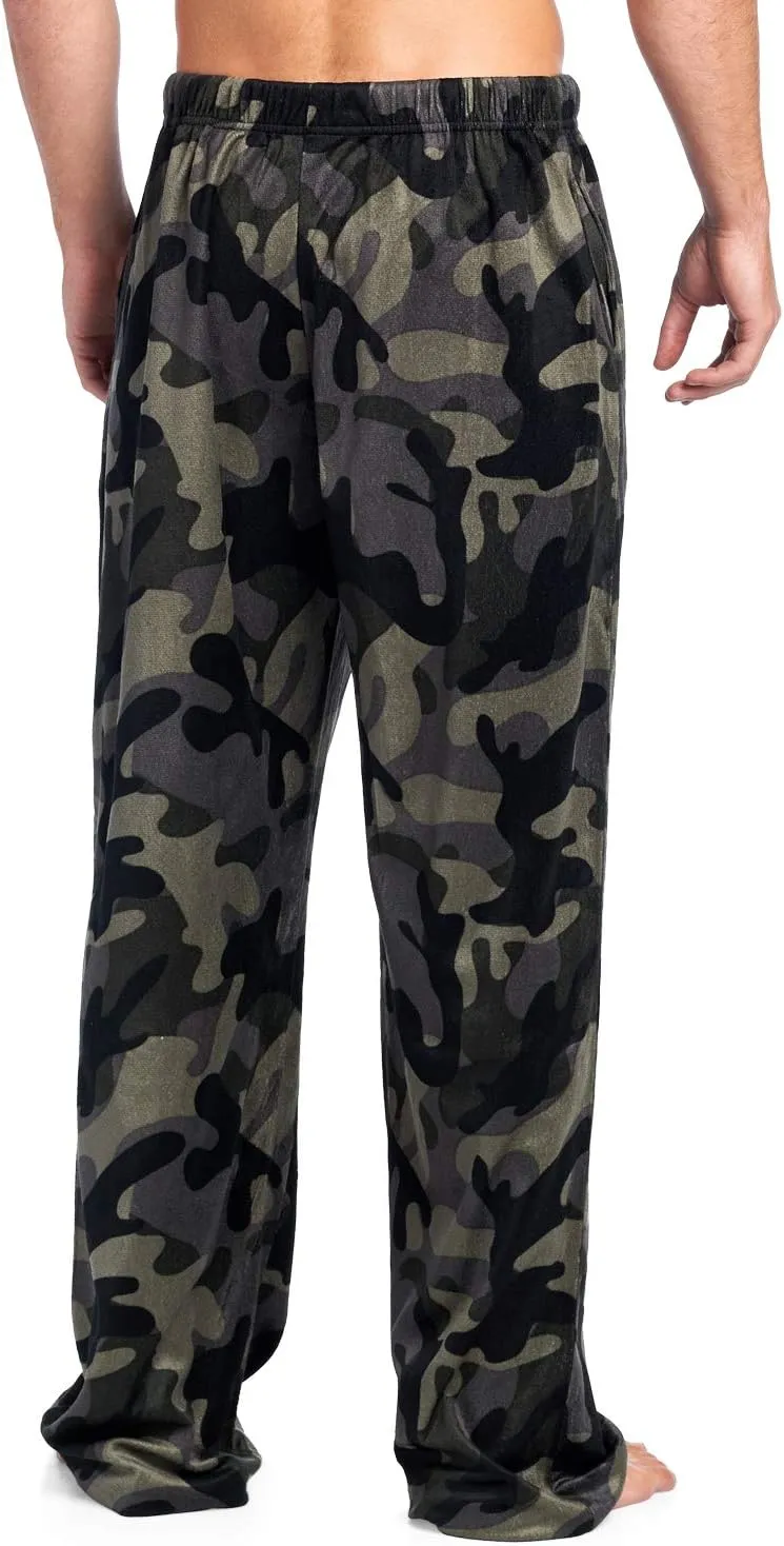 Ashford & Brooks Men's Fleece Pajama Pants, Fuzzy Soft Sleep Lounge Bottoms