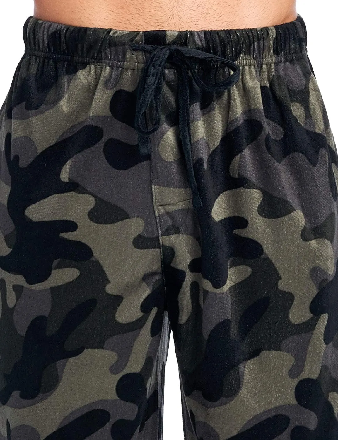 Ashford & Brooks Men's Fleece Pajama Pants, Fuzzy Soft Sleep Lounge Bottoms