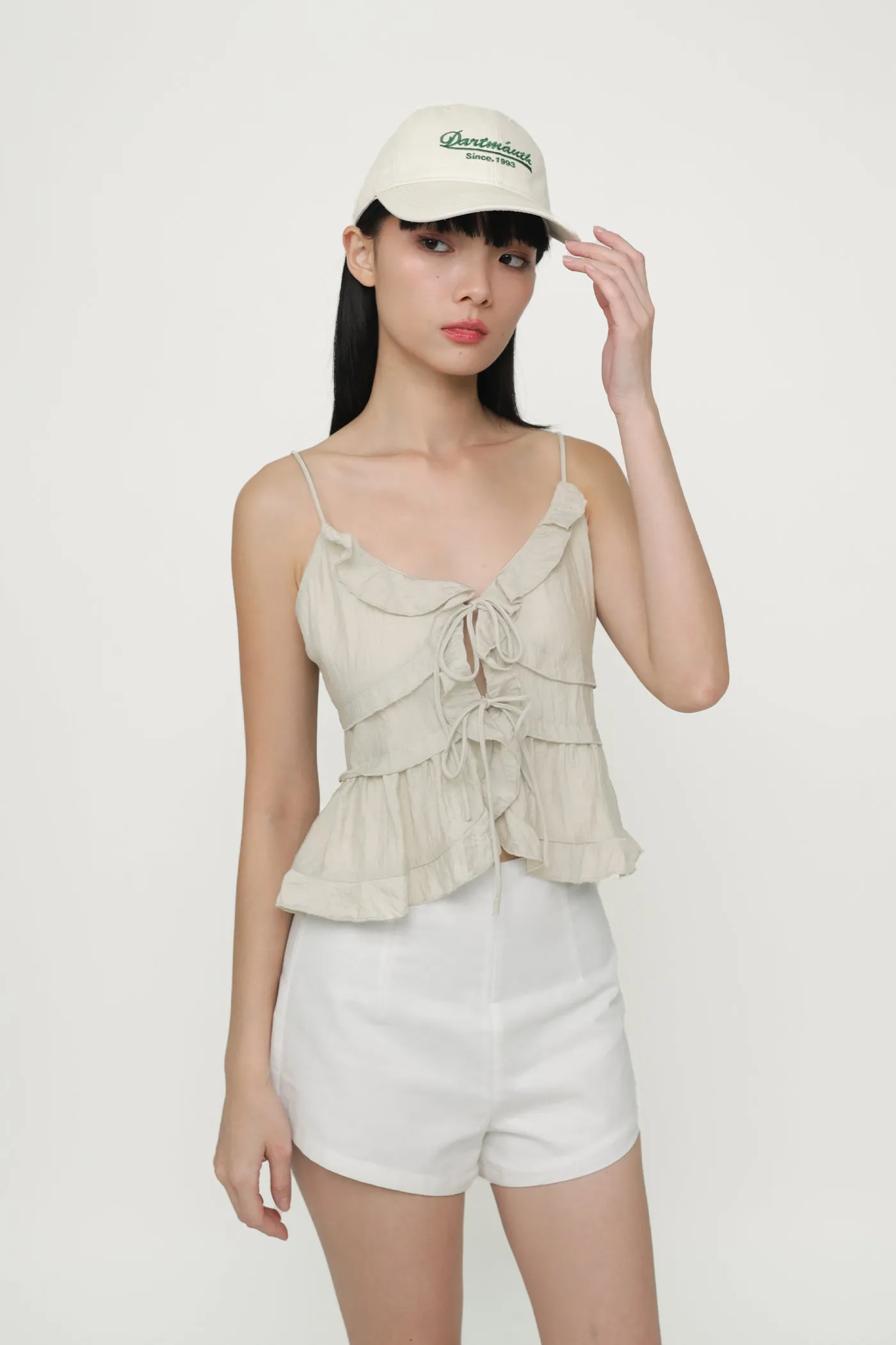 Ayana Curved Hem Shorts