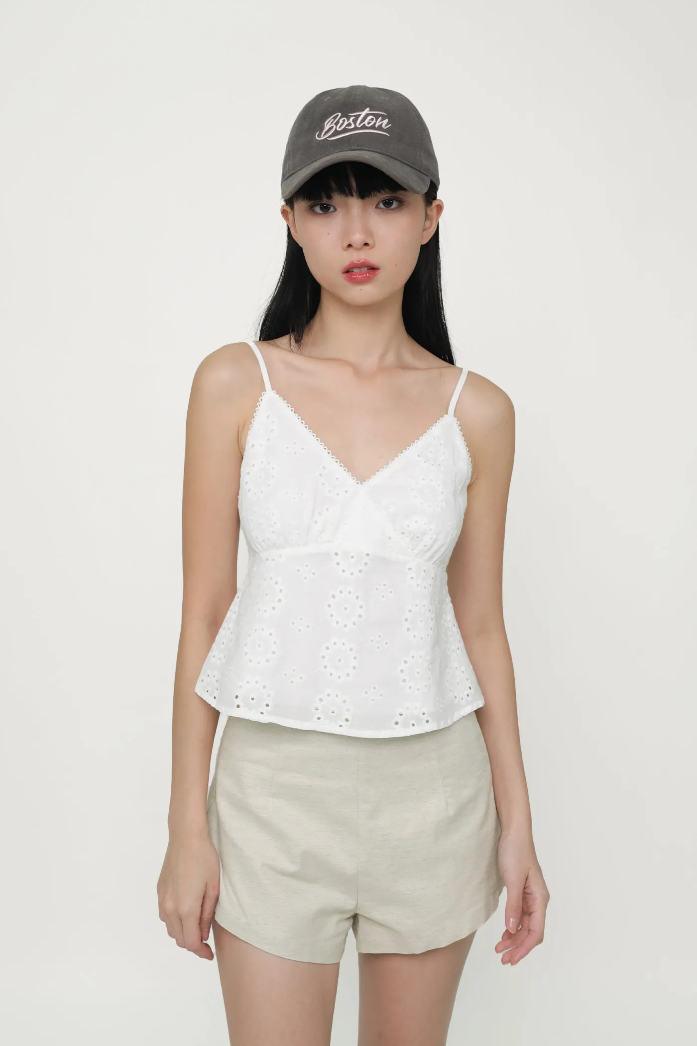 Ayana Curved Hem Shorts