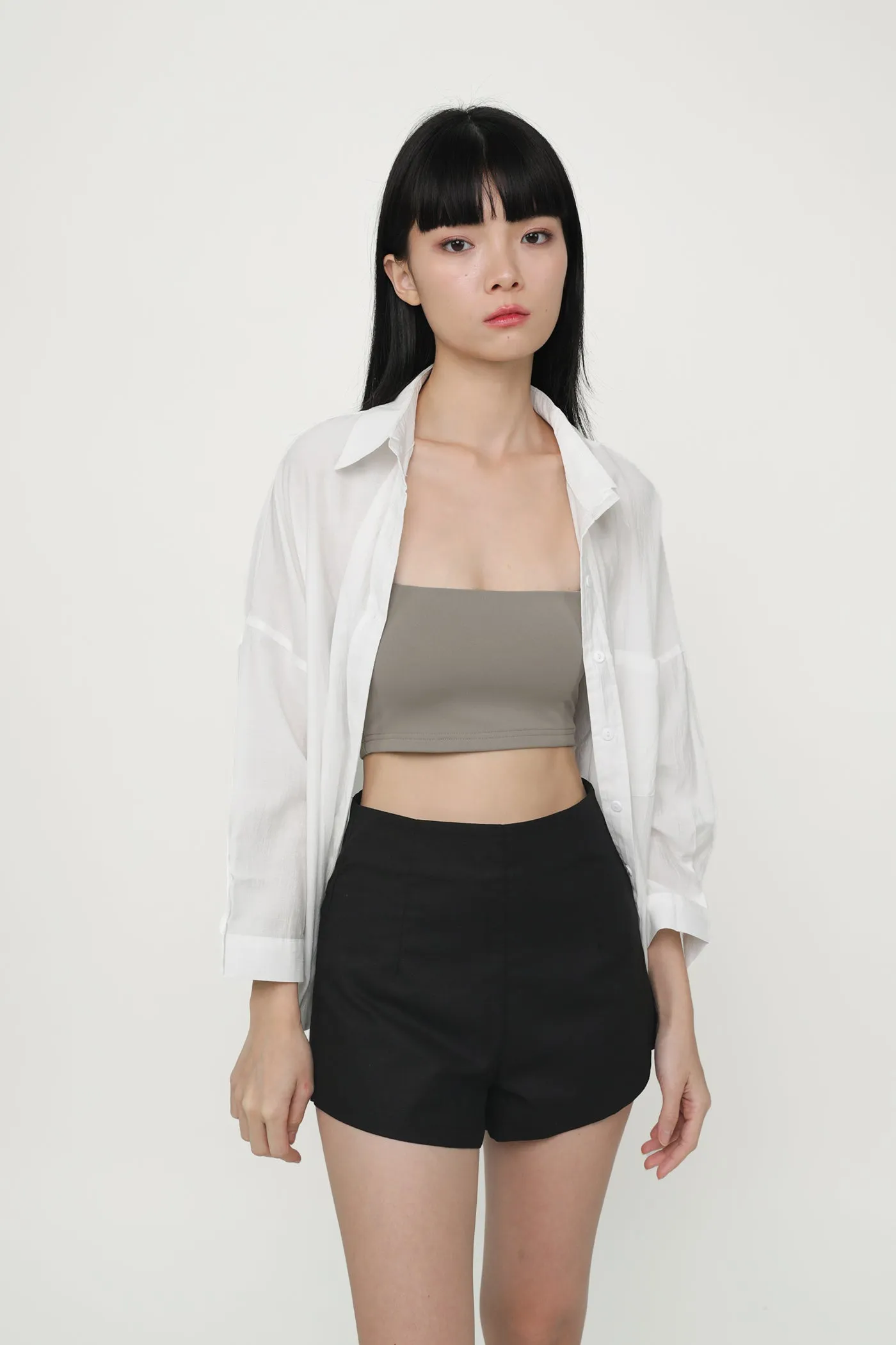 Ayana Curved Hem Shorts