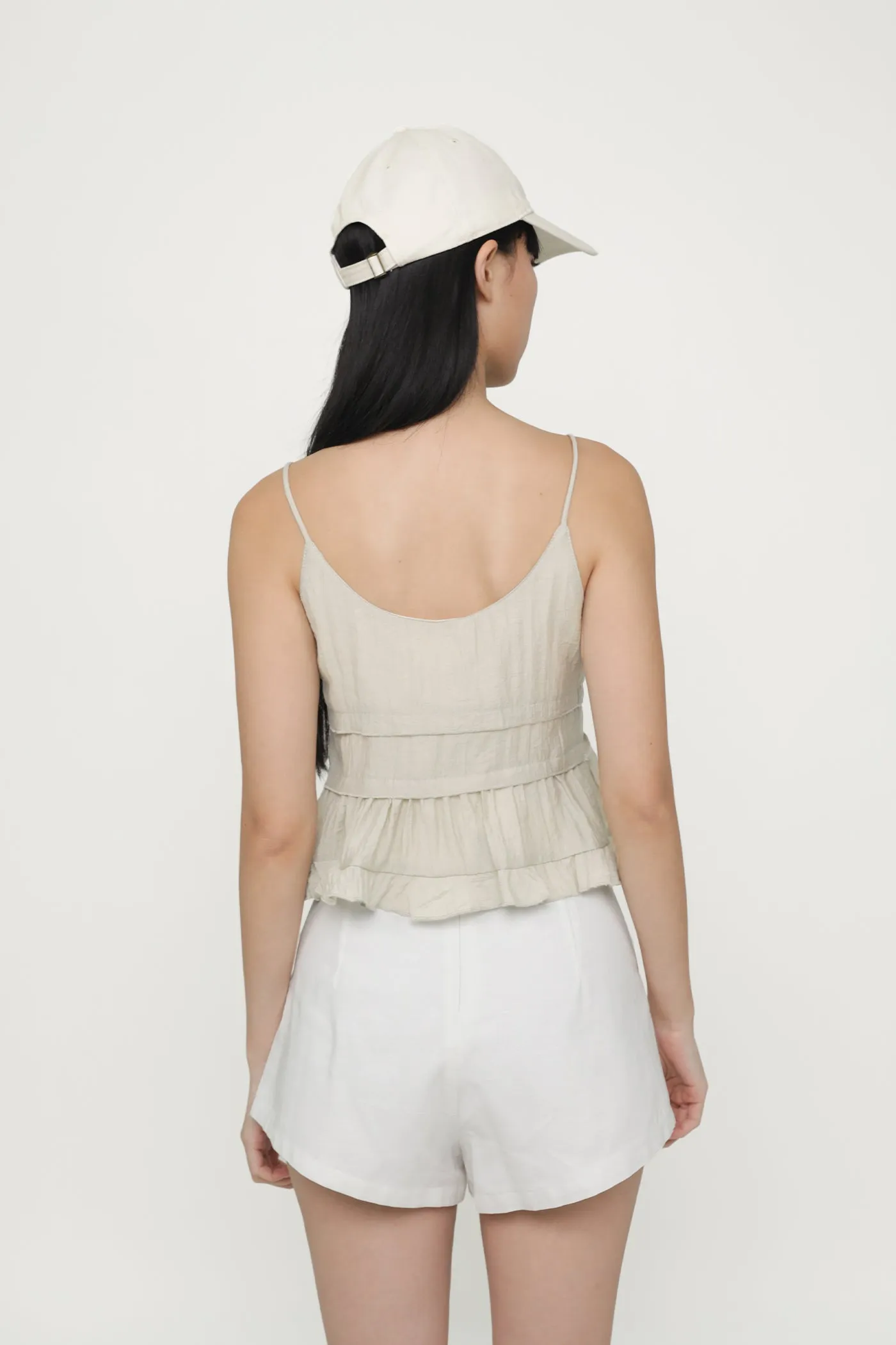 Ayana Curved Hem Shorts
