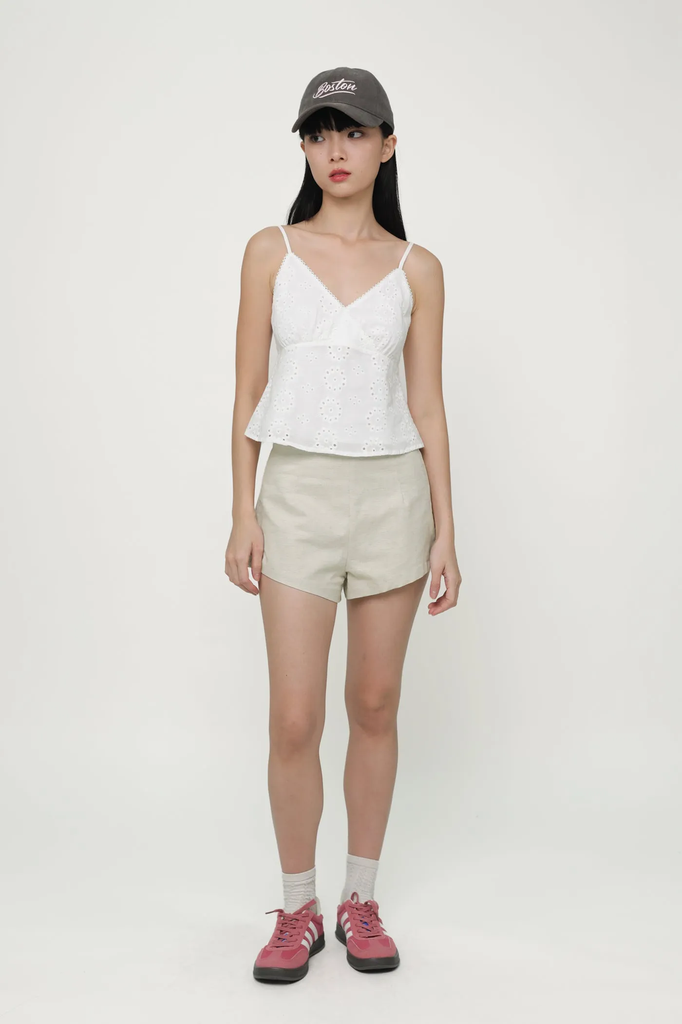 Ayana Curved Hem Shorts