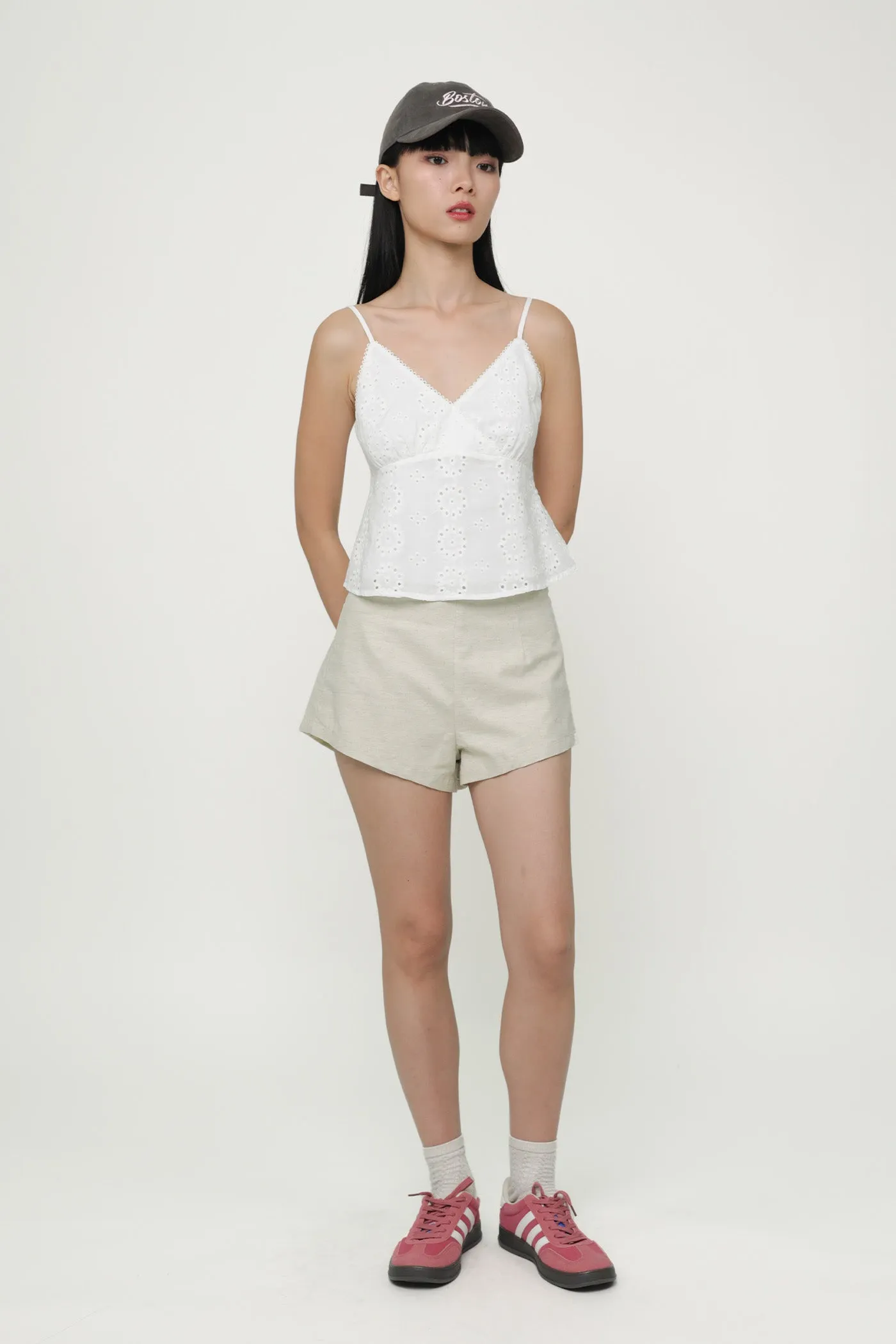 Ayana Curved Hem Shorts