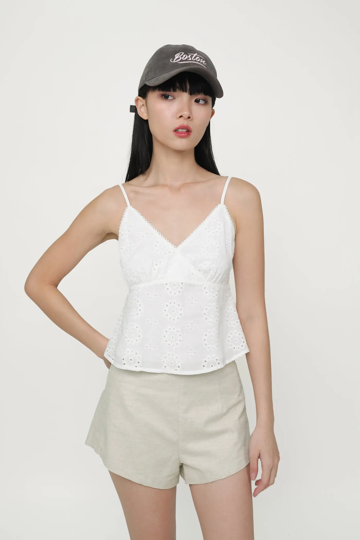 Ayana Curved Hem Shorts