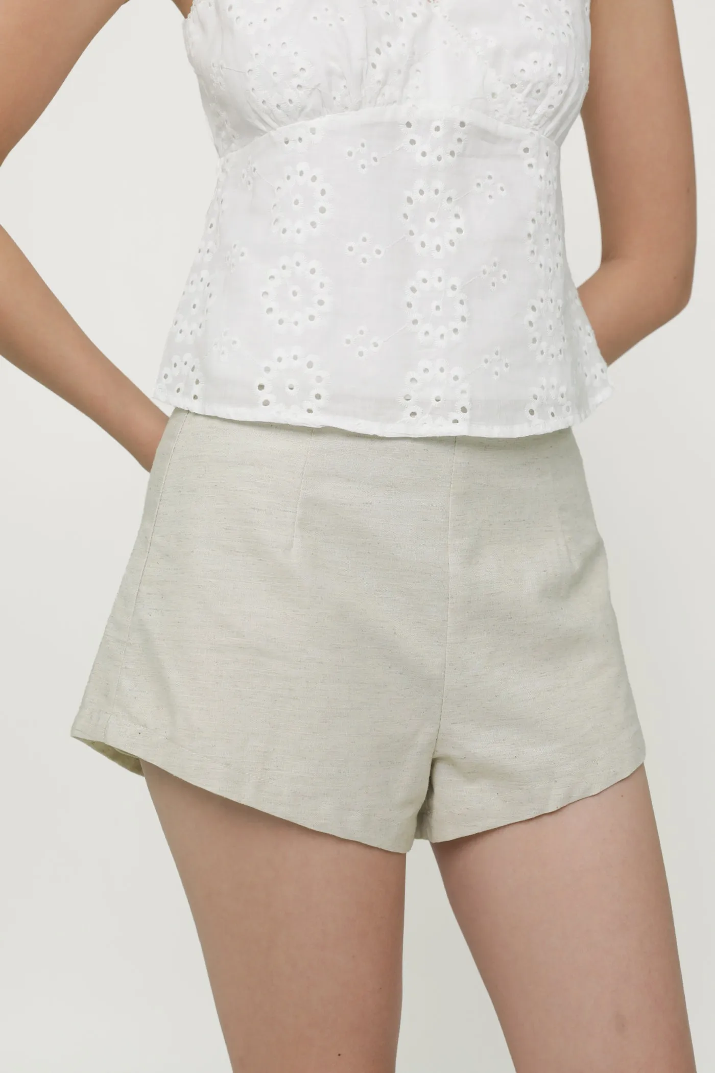 Ayana Curved Hem Shorts