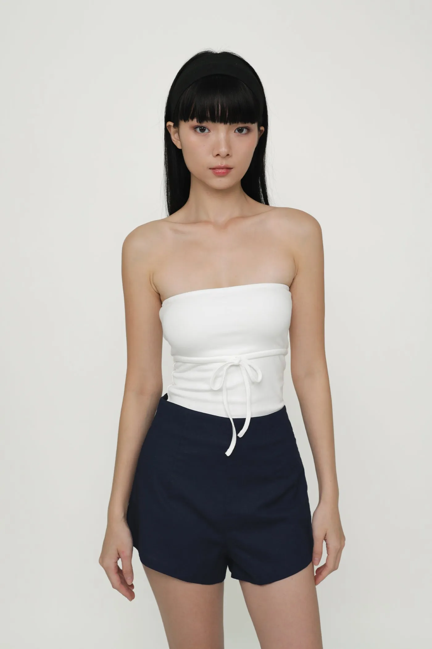 Ayana Curved Hem Shorts