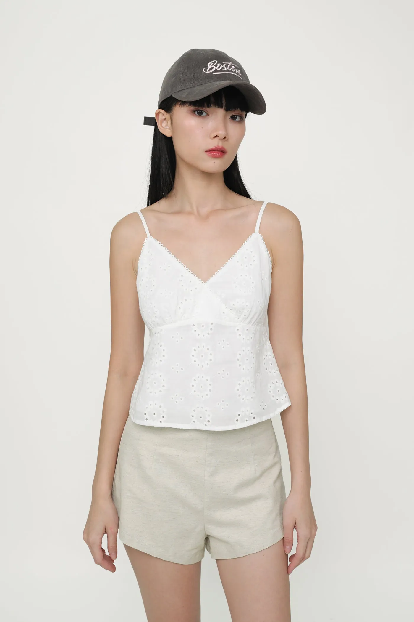 Ayana Curved Hem Shorts