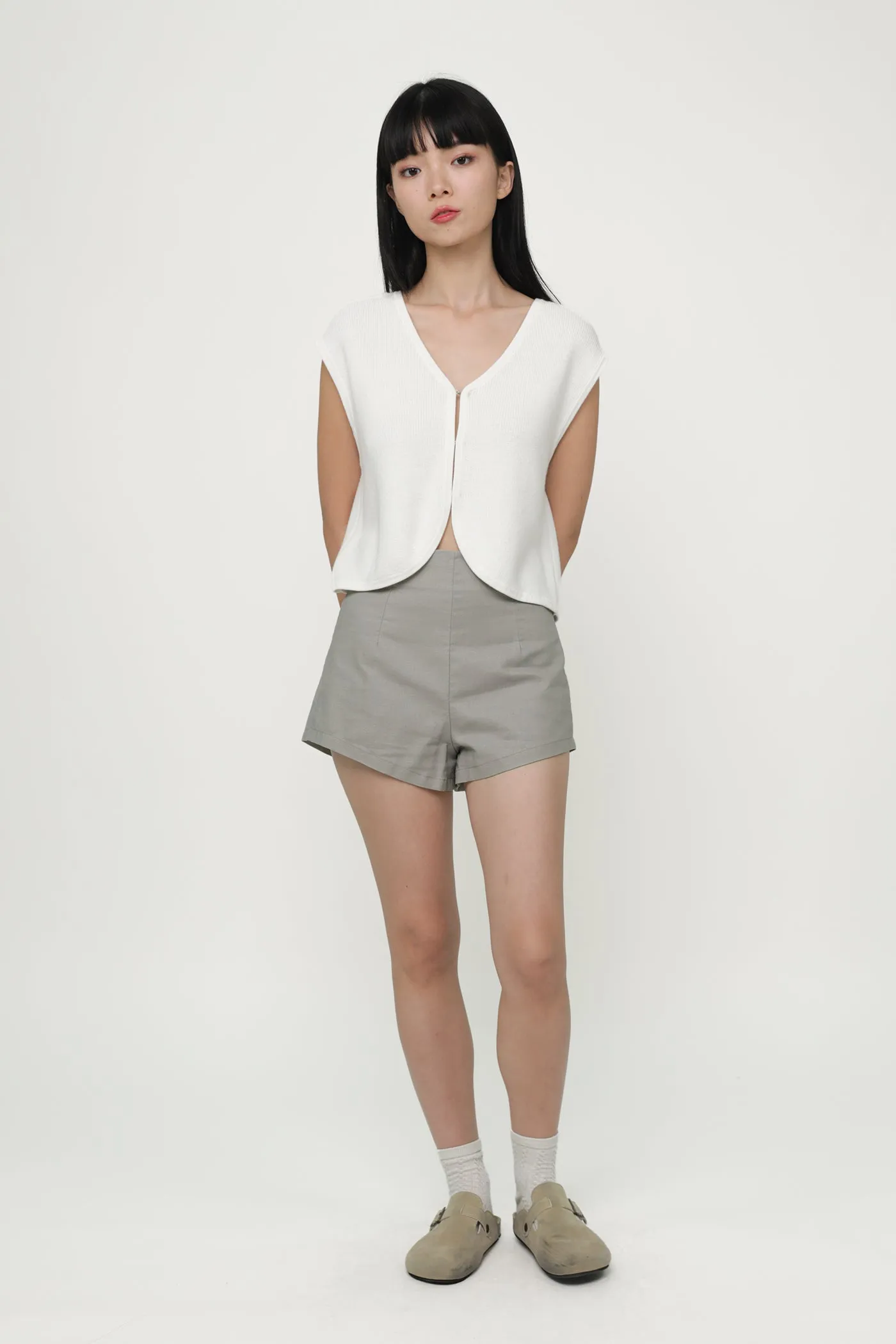 Ayana Curved Hem Shorts