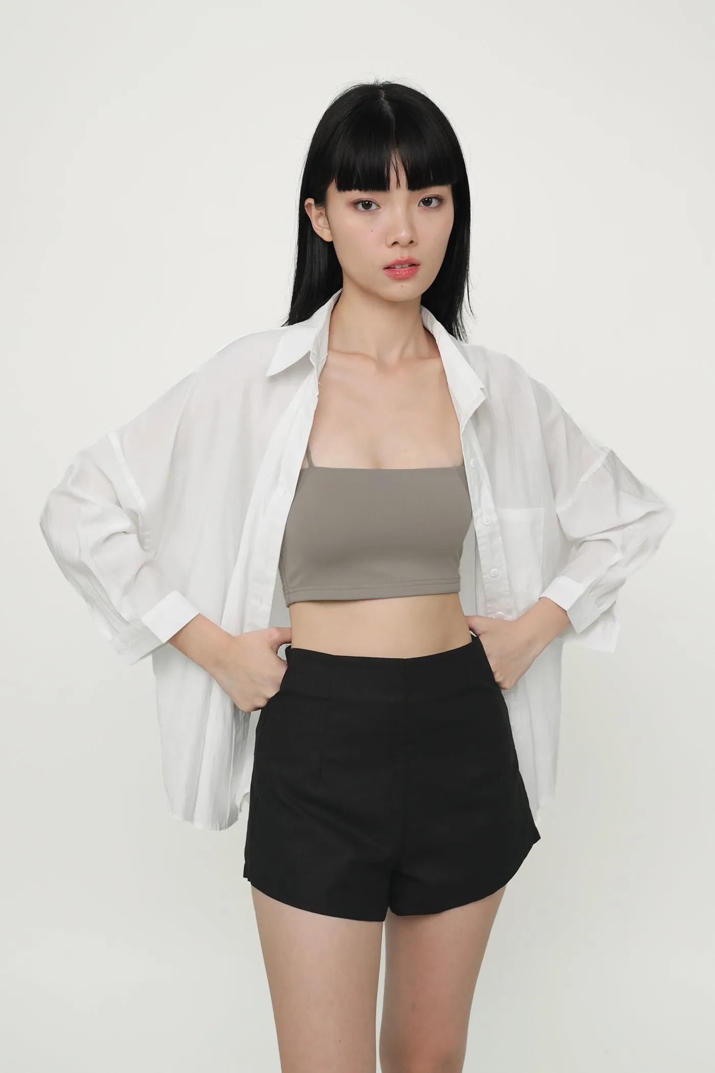 Ayana Curved Hem Shorts