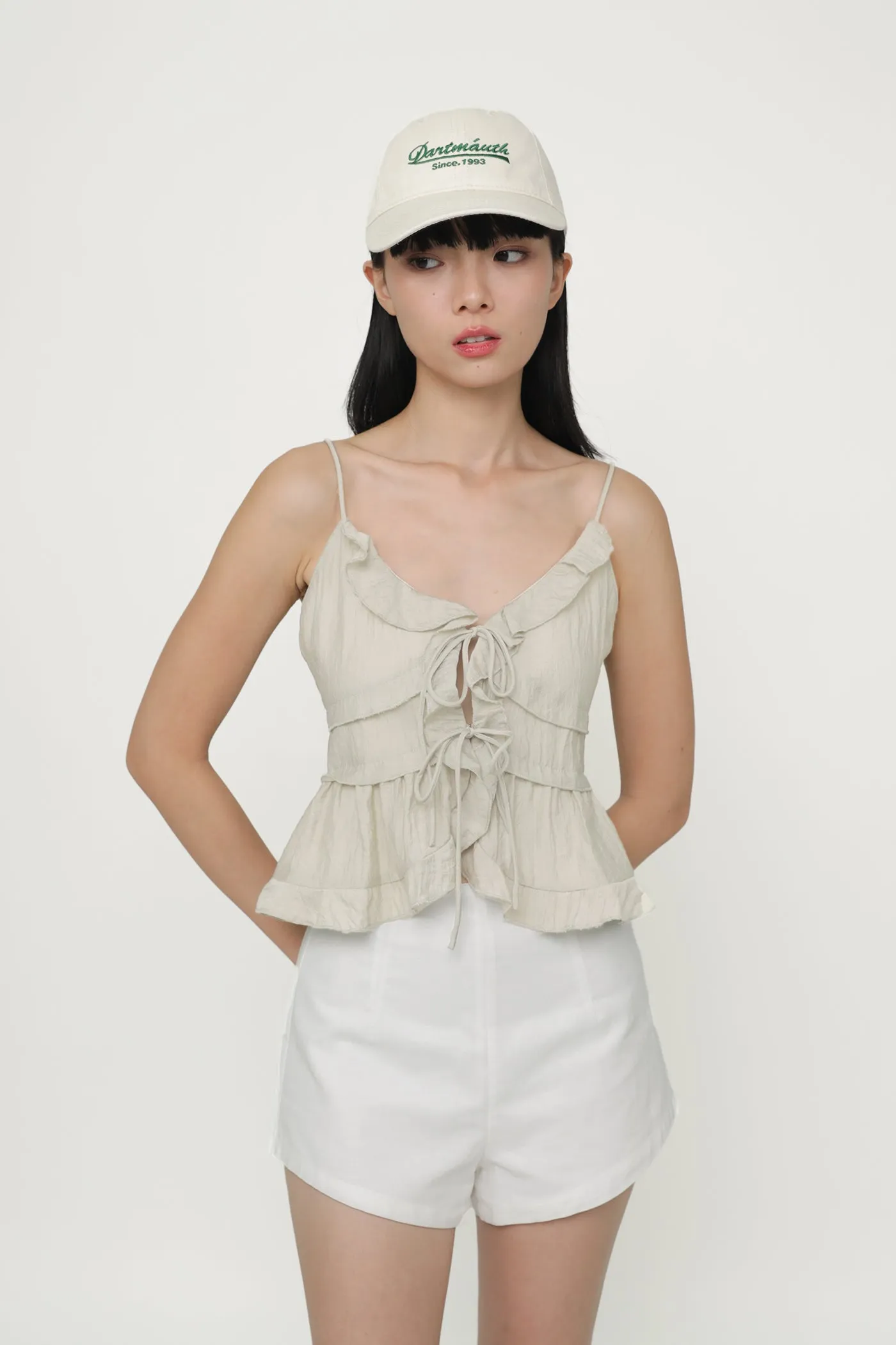 Ayana Curved Hem Shorts