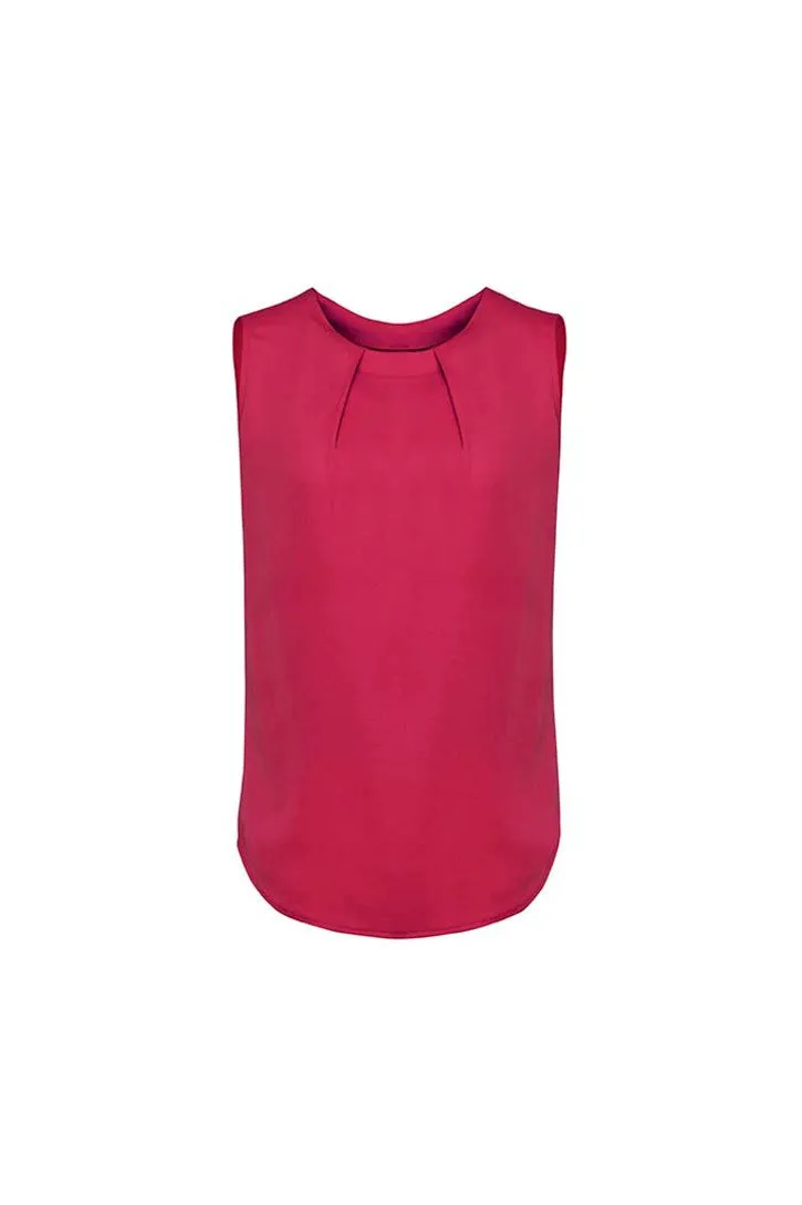 Biz Corporate Womens Estelle Pleat Blouse (RB973LN)