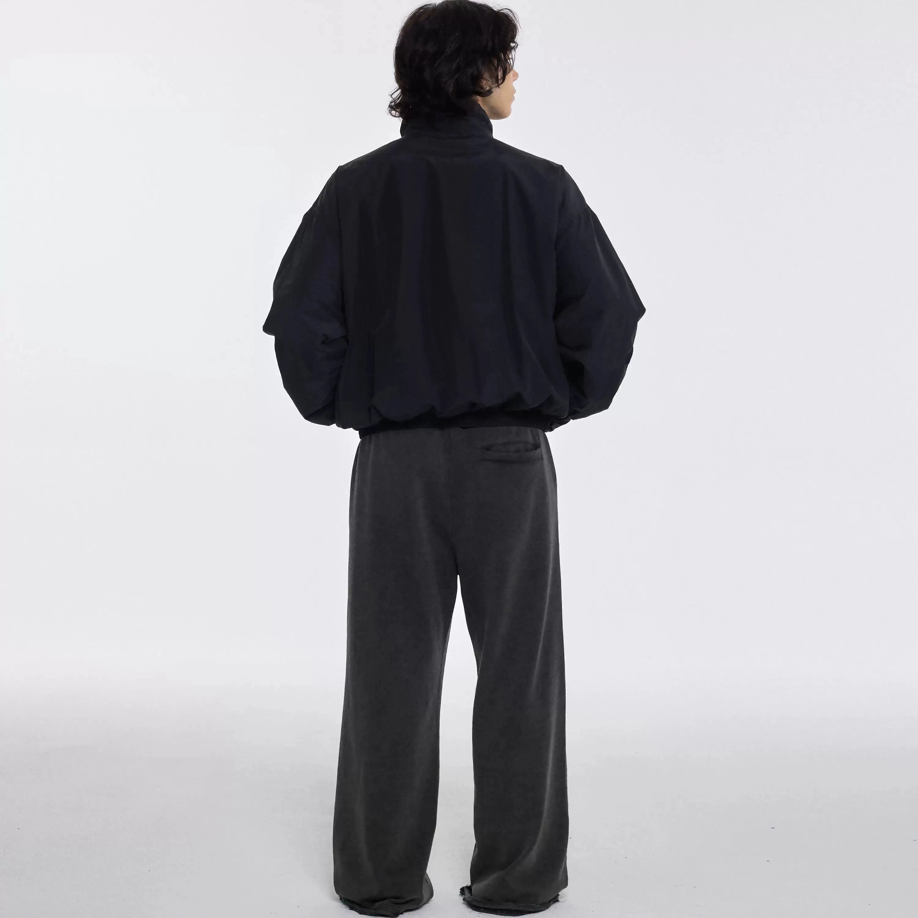 Black Embroidered Sport Jacket