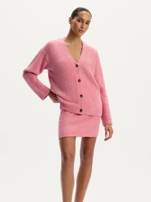 Bouclé knit skirt