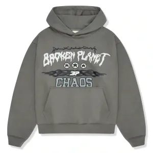 Broken Planet Chaos Gunmetal Grey Hoodie
