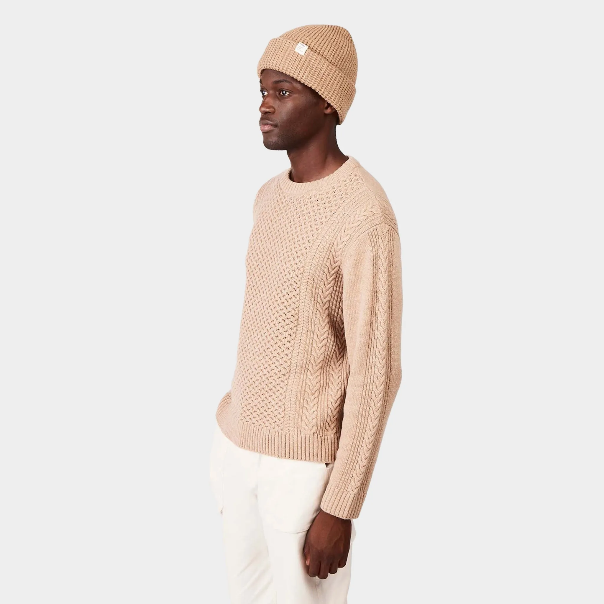 Cableknit Crewneck Sweater