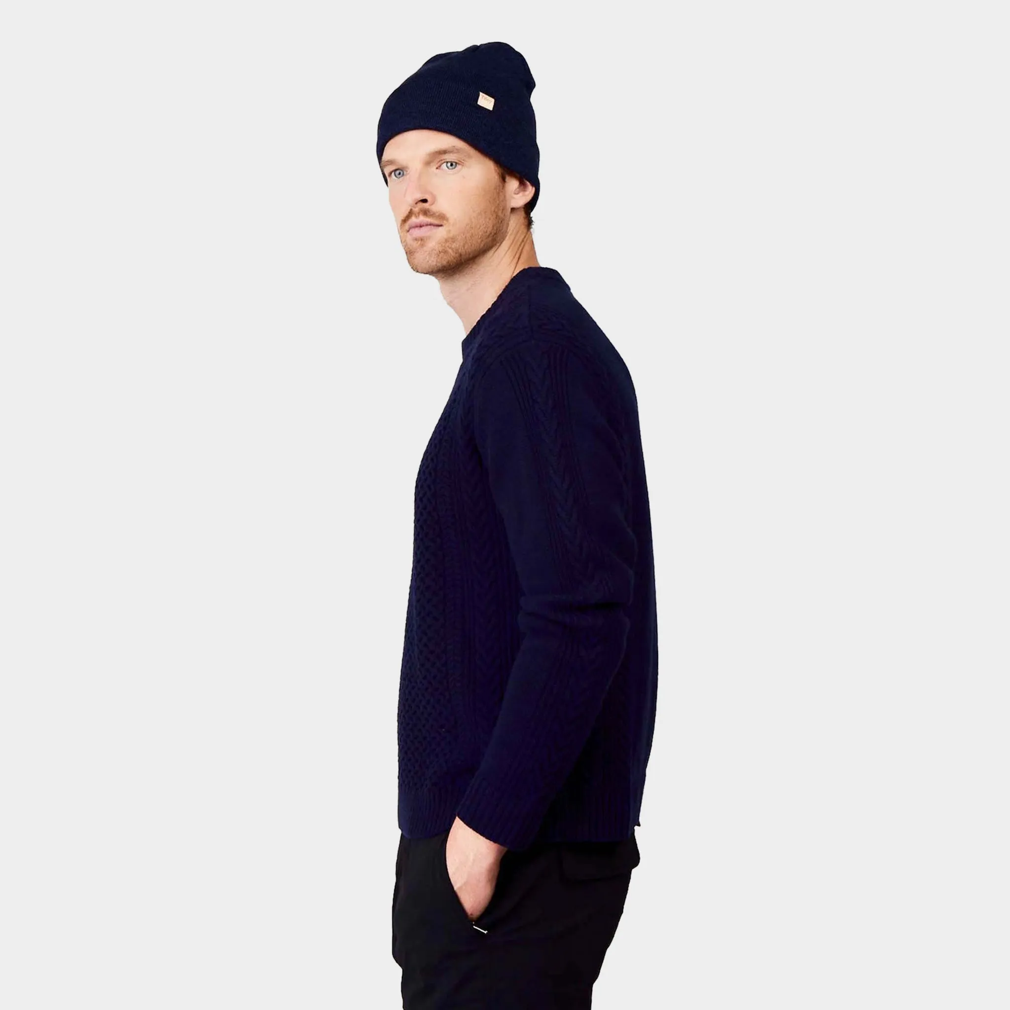Cableknit Crewneck Sweater