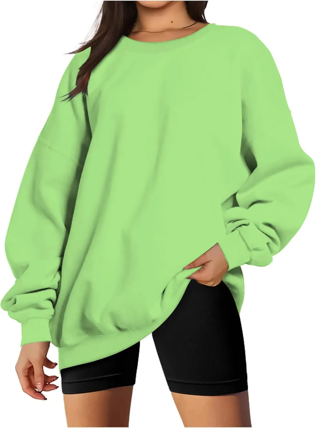 Ceboyel Womens Oversized Sweatshirts Fall 2023 Pullover Sweater Comfy Crewneck Hoodies Trendy Vintage Y2K Clothes Outfits