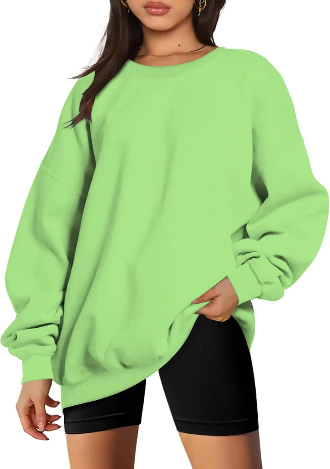 Ceboyel Womens Oversized Sweatshirts Fall 2023 Pullover Sweater Comfy Crewneck Hoodies Trendy Vintage Y2K Clothes Outfits