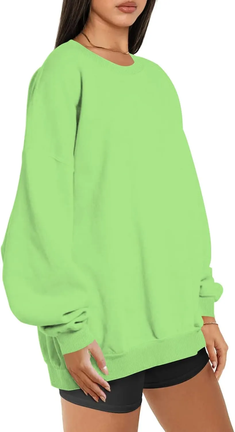 Ceboyel Womens Oversized Sweatshirts Fall 2023 Pullover Sweater Comfy Crewneck Hoodies Trendy Vintage Y2K Clothes Outfits