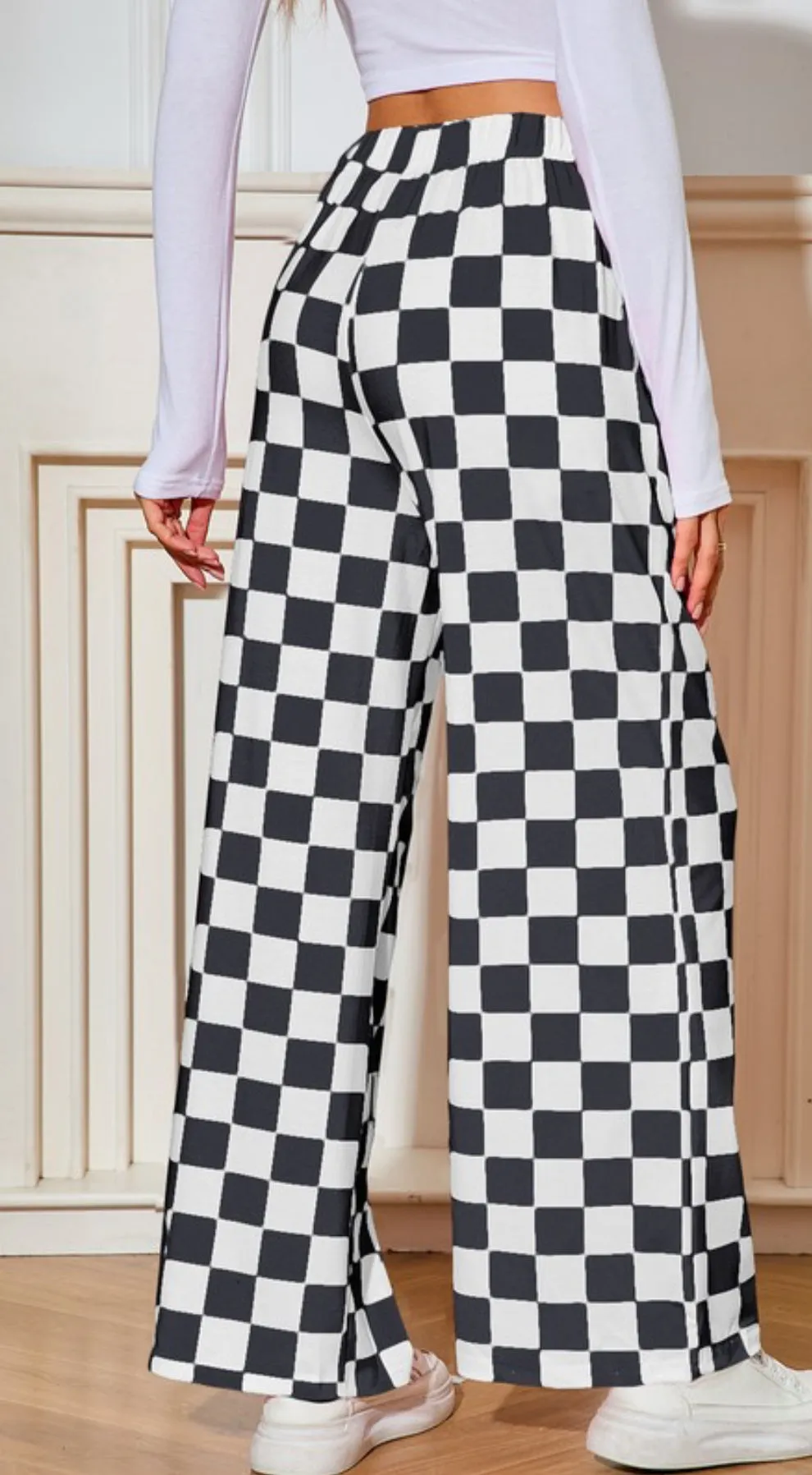 Checkered Casual Soft Pants