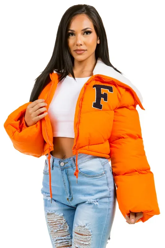 Chic & Cozy Oversized Fuzzy Puffer Jacket – Trendy Teddy-Lined Outerwear