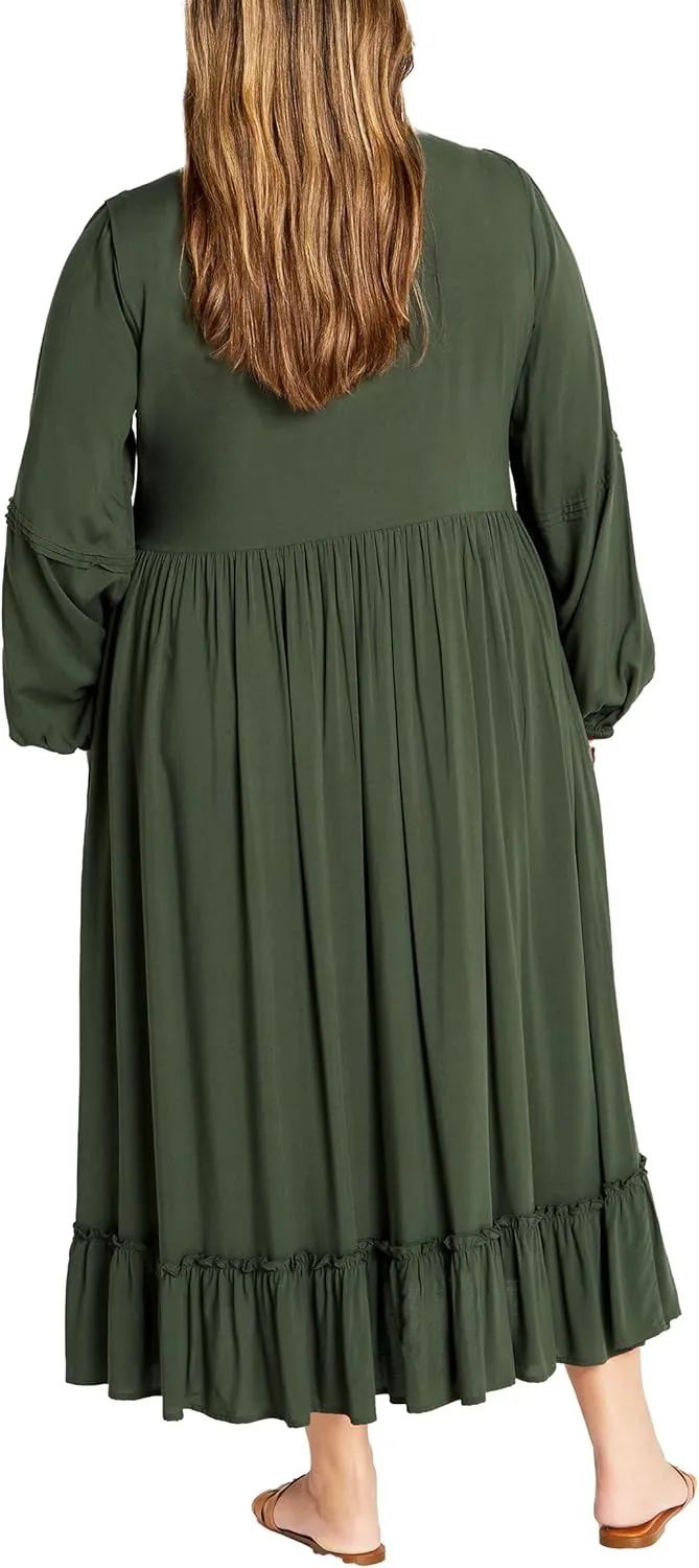 CITY CHIC Women's Alena Maxi Dress