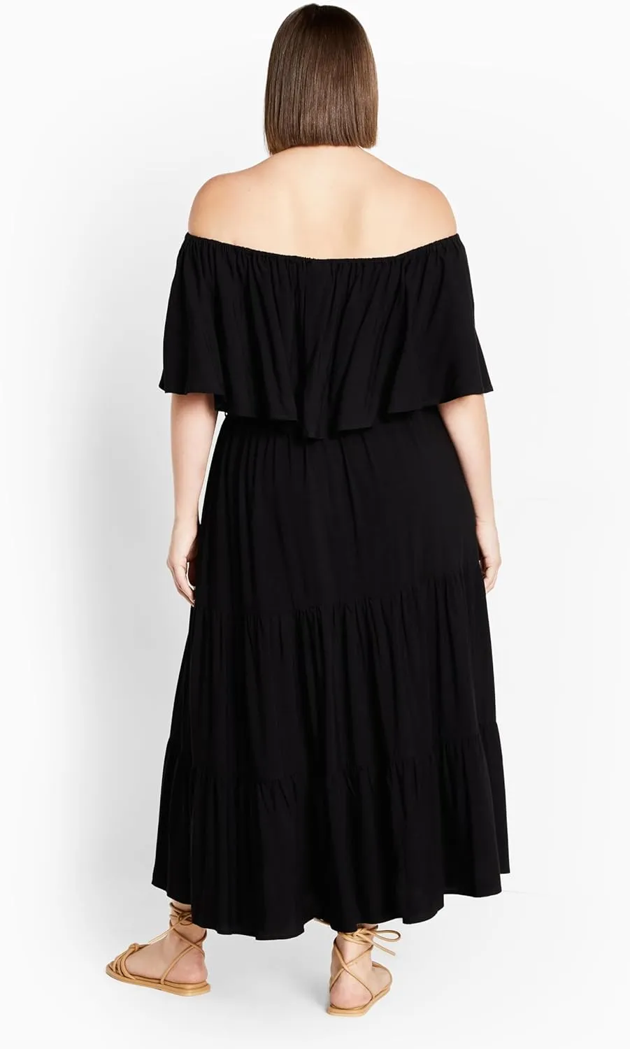 City Chic Women's Boardwalk Plain Maxi Dress