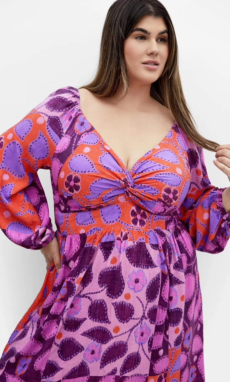 City Chic Women's Dress-Gracie Print