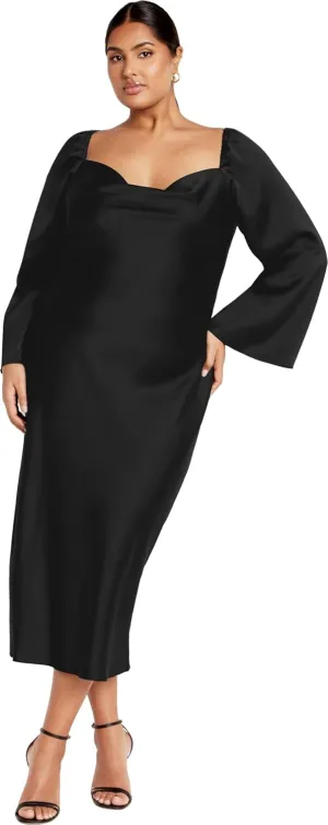 City Chic Women's Dress-Lauryn Midi
