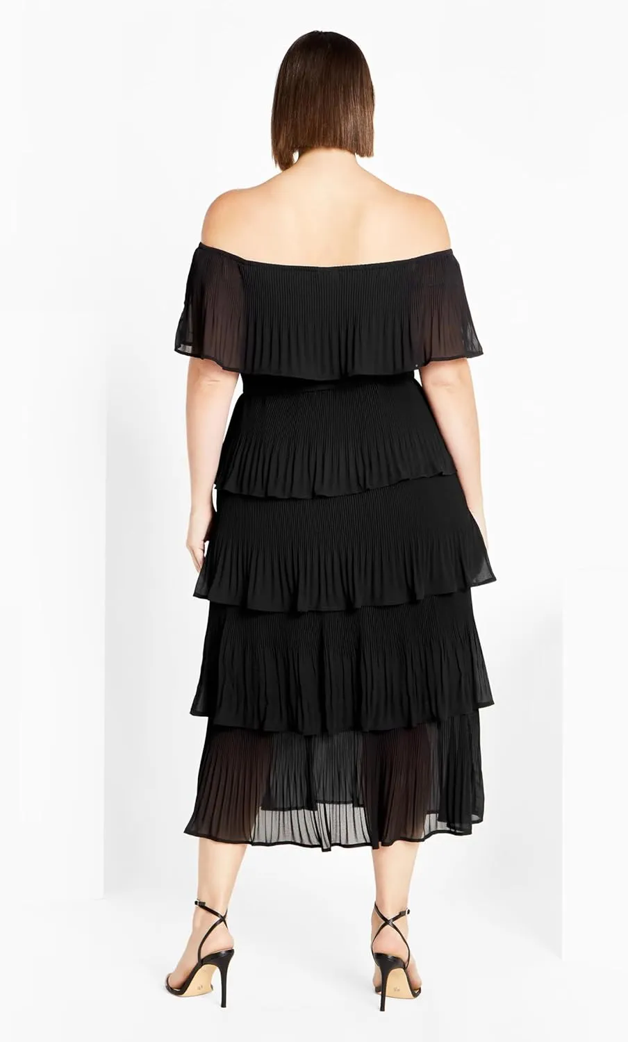 City Chic Women's Dress-Night Garden