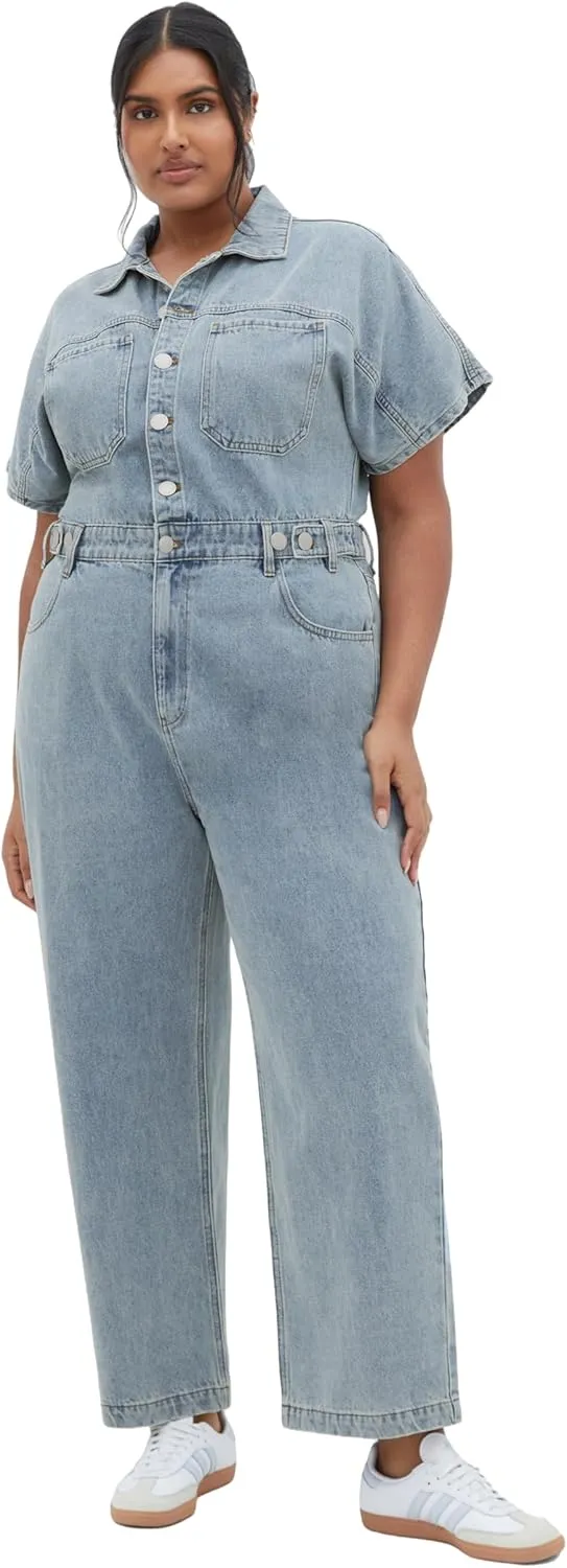 City Chic Women's Plus Size Boiler Suit - Karsyn