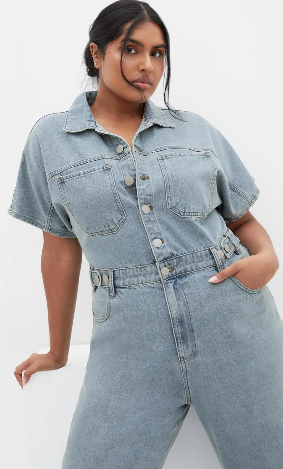 City Chic Women's Plus Size Boiler Suit - Karsyn