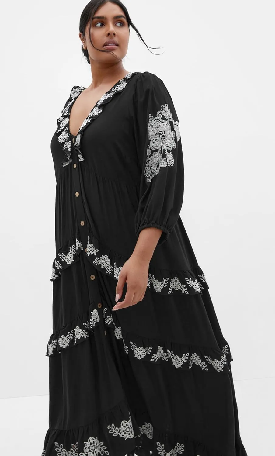 City Chic Women's Plus Size Dress - Boheme Maxi
