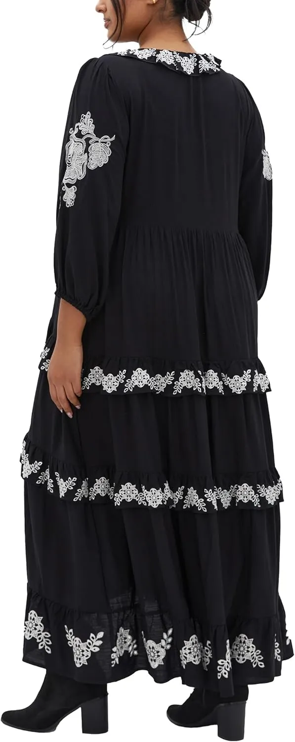 City Chic Women's Plus Size Dress - Boheme Maxi