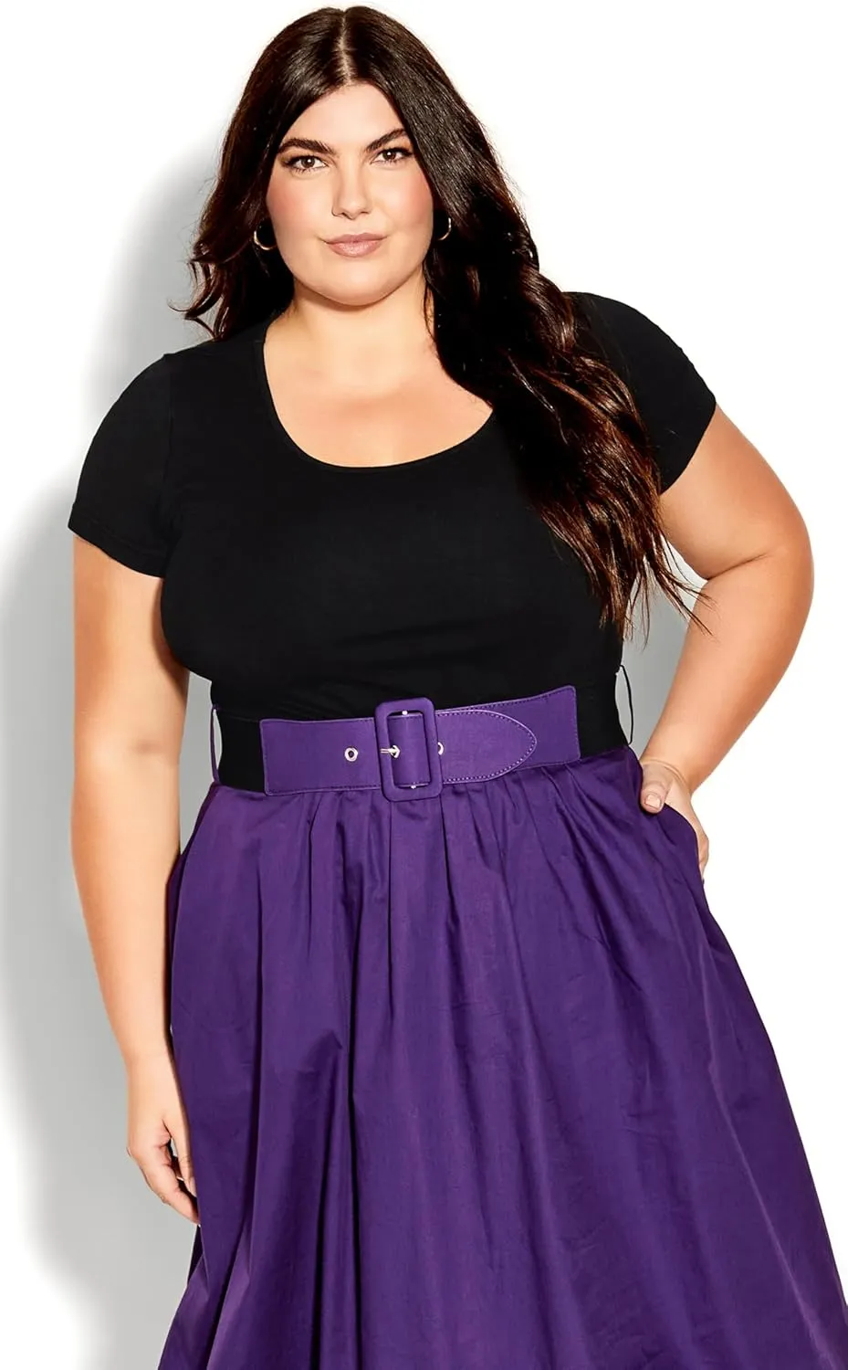 City Chic Women's Plus Size Dress - Paris Days