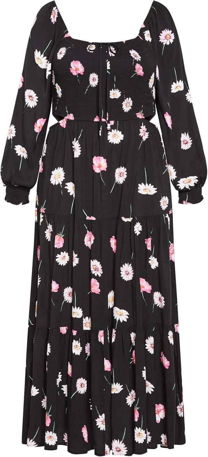 City Chic Women's Plus Size Maxi Lexie PRT