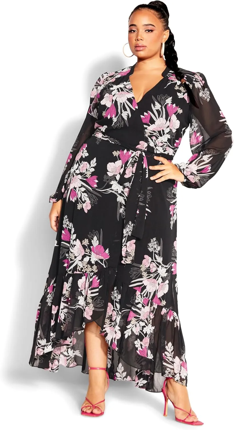 CITY CHIC Women's Samara Maxi Dress