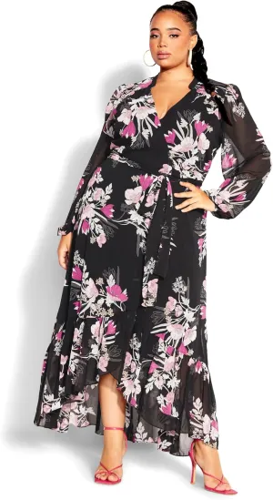 CITY CHIC Women's Samara Maxi Dress
