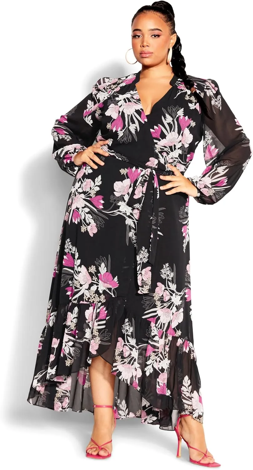 CITY CHIC Women's Samara Maxi Dress