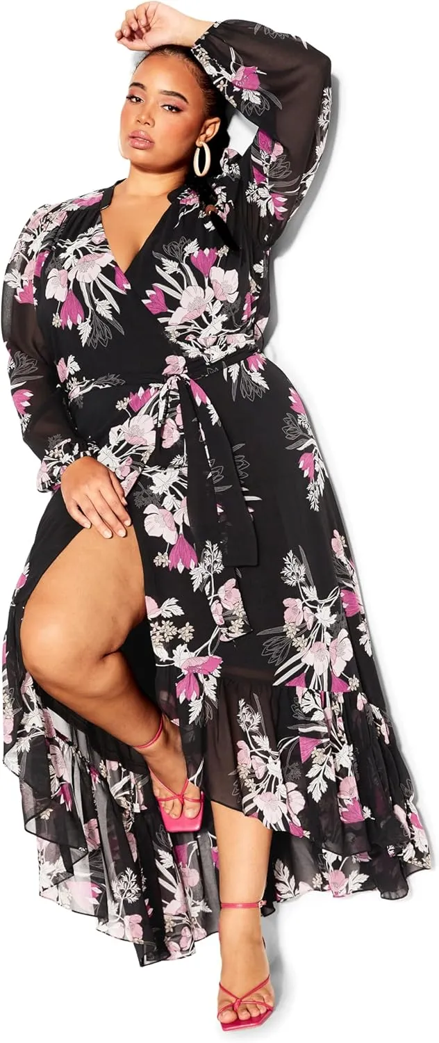 CITY CHIC Women's Samara Maxi Dress