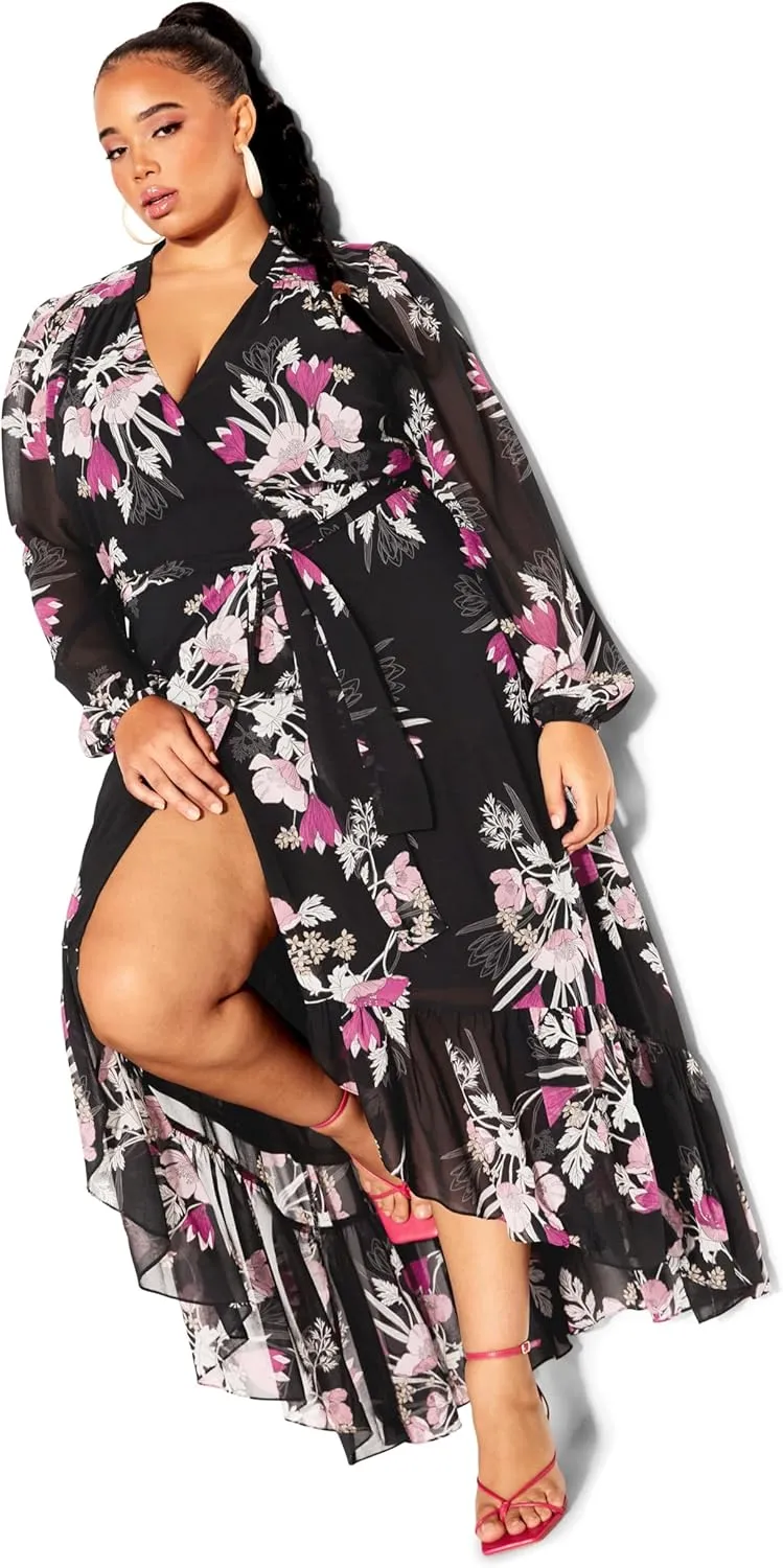 CITY CHIC Women's Samara Maxi Dress