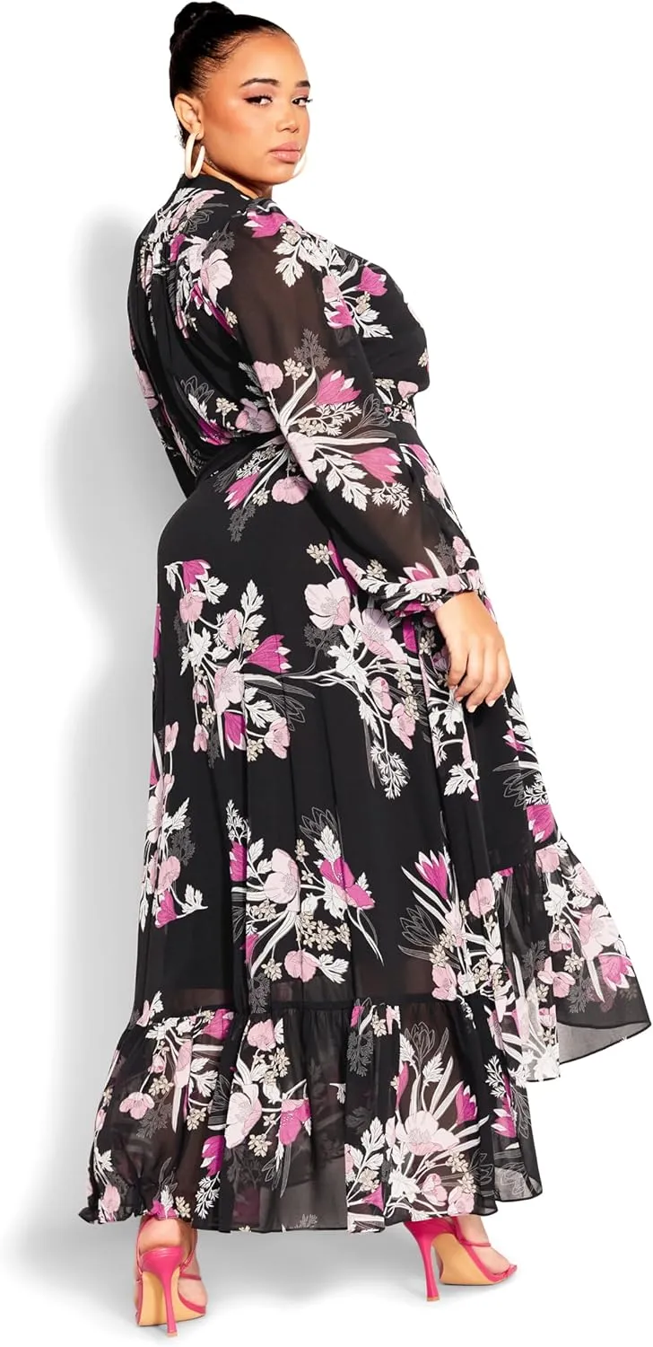 CITY CHIC Women's Samara Maxi Dress