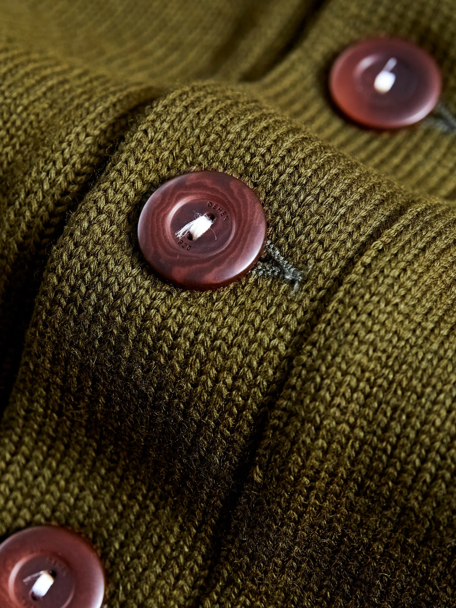 Classic Cardigan in Loden